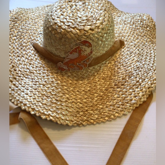 Lack of Color X Ruxpinsrags Accessories - NEW! Lack of Color straw scallop upcycled boater